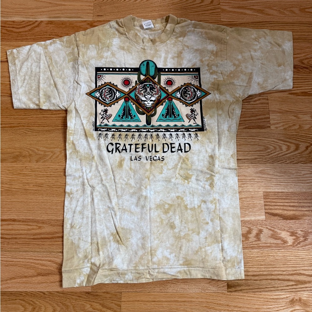 Vintage 1995 Grateful Dead UNLV Silver Bowl Las Vegas Concert Shirt L Tie Dye